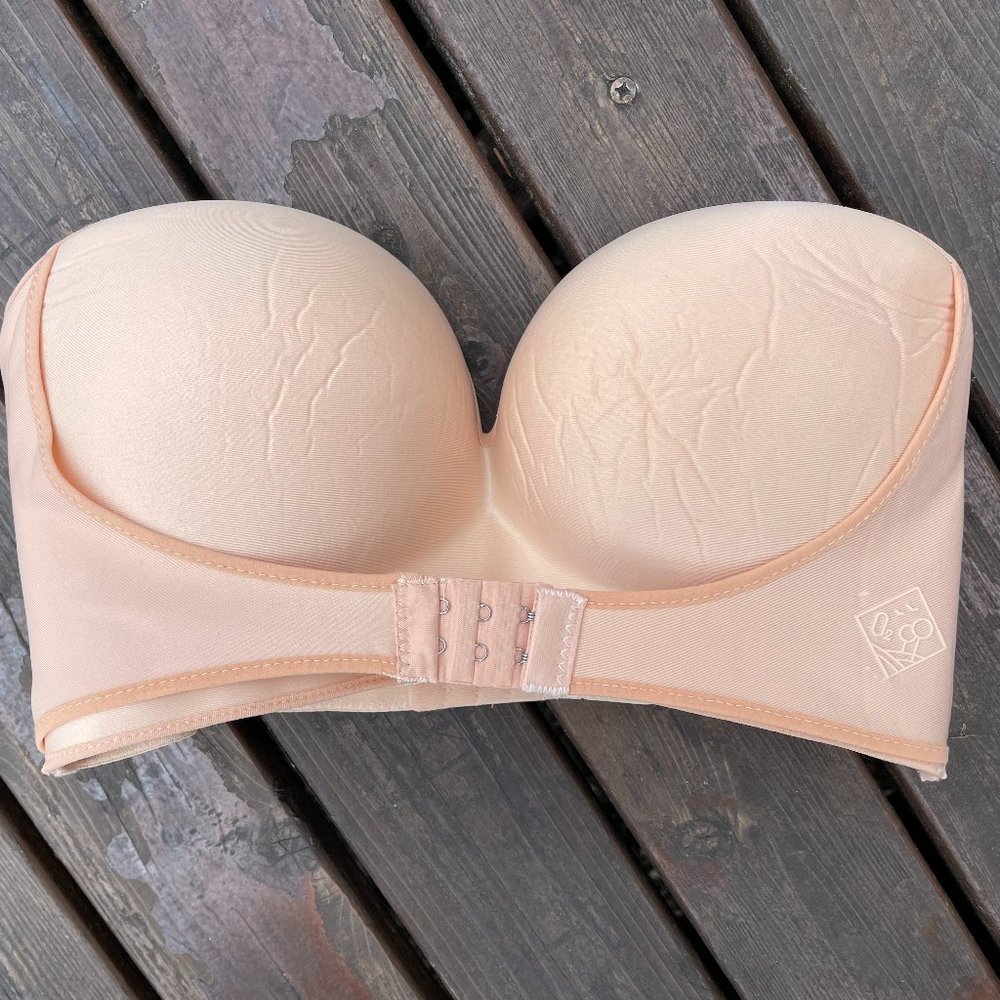 Magic Bra Nude Strapless Padded Wireless Bra